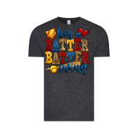 Vintage Black hey batter batter swing softball Vintage Tee - Jasminsmagicworld