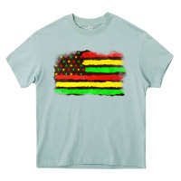 Arona juneteenth flag Heavy Core Tee - texasbilliewilder