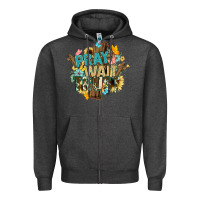 Charcoal Heather pray wait trust crosses christian Zipper Hoodie - NancyCooperArtShop