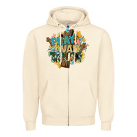 Sandshell pray wait trust crosses christian Zipper Hoodie - NancyCooperArtShop