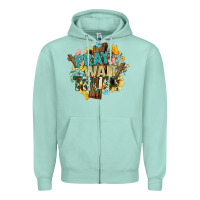 Seafoam pray wait trust crosses christian Zipper Hoodie - NancyCooperArtShop