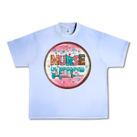 Grape Ice nurse round earrings 2 Urban Heavy Tee - BundleAndBundleShop