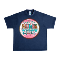 Navy nurse round earrings 2 Urban Heavy Tee - BundleAndBundleShop