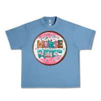 Pebble Blue nurse round earrings 2 Urban Heavy Tee - BundleAndBundleShop