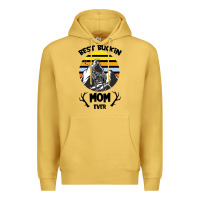 Antique Gold Best Buckin Mom Ever Premium Hoodie - Bettercallsaul