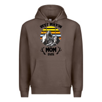 Coffee Best Buckin Mom Ever Premium Hoodie - Bettercallsaul