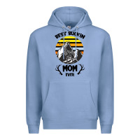 Colony Blue Best Buckin Mom Ever Premium Hoodie - Bettercallsaul