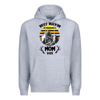 Heather Grey Best Buckin Mom Ever Premium Hoodie - Bettercallsaul