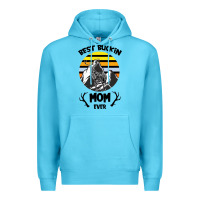 Ocean Blue Best Buckin Mom Ever Premium Hoodie - Bettercallsaul