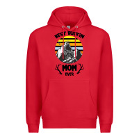 Red Best Buckin Mom Ever Premium Hoodie - Bettercallsaul