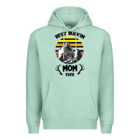Seafoam Best Buckin Mom Ever Premium Hoodie - Bettercallsaul