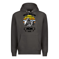 Smoke Best Buckin Mom Ever Premium Hoodie - Bettercallsaul