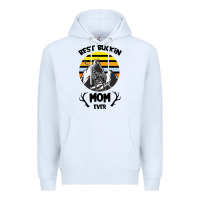 White Best Buckin Mom Ever Premium Hoodie - Bettercallsaul