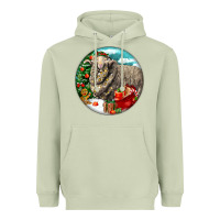 Matcha christmas merino wool sheep Heavyweight Hoodie - LillyAllenDesigns