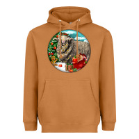 Meerkat christmas merino wool sheep Heavyweight Hoodie - LillyAllenDesigns