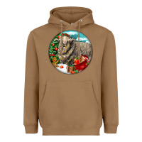 Toasted Coconut christmas merino wool sheep Heavyweight Hoodie - LillyAllenDesigns
