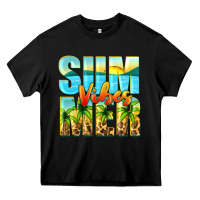 Black summer vibes Heavy Core Tee - Zillion Design Studio