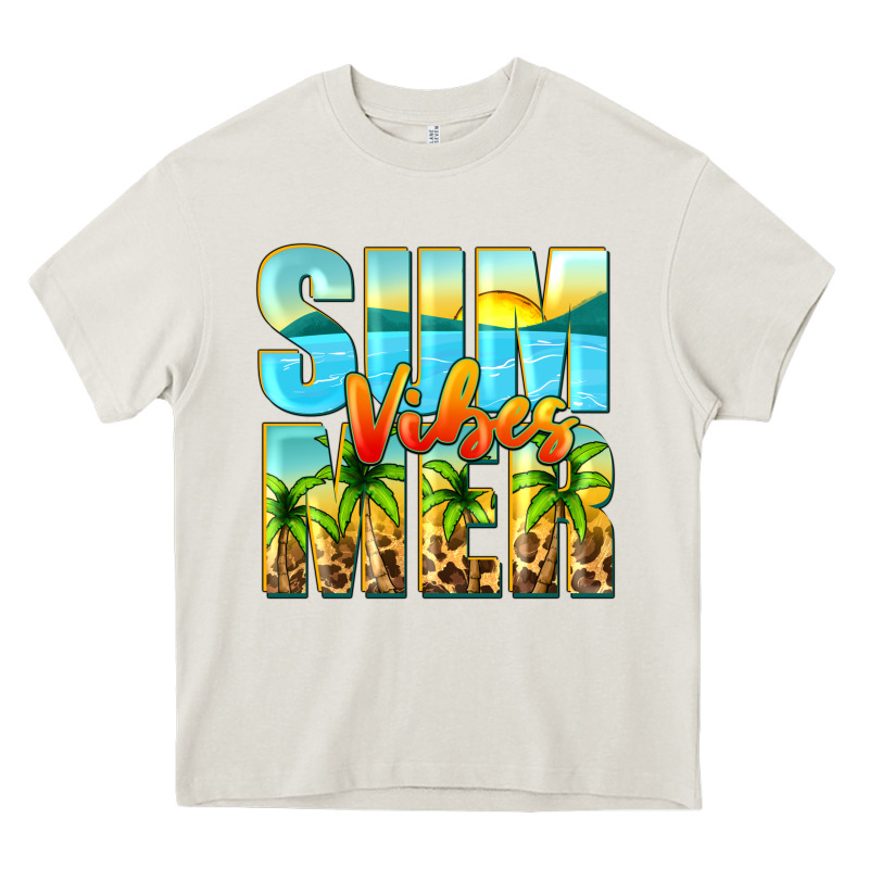 Summer Vibes Heavy Core Tee by Zillion Design Studio | Teevron