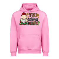 Fuchsia Pink you serious gnomie Urban Hoodie - CowGirlArtShop