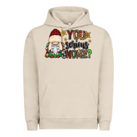 Pigment French Oak you serious gnomie Urban Hoodie - CowGirlArtShop