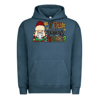 Pigment Midnight Navy you serious gnomie Urban Hoodie - CowGirlArtShop