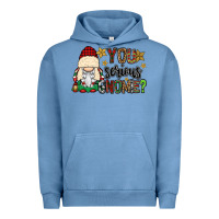 Pigment Pebble Blue you serious gnomie Urban Hoodie - CowGirlArtShop