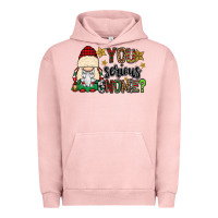 Pigment Salmon you serious gnomie Urban Hoodie - CowGirlArtShop