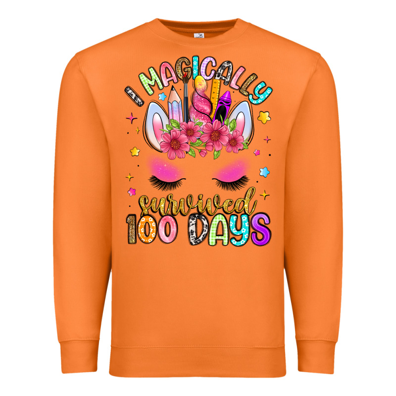 I Magically Survived 100 Days Premium Sweatshirt by Artiststas | Teevron