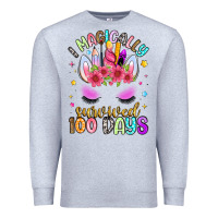 Heather Grey i magically survived 100 days Premium Sweatshirt - Artiststas