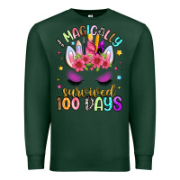 Sports Green i magically survived 100 days Premium Sweatshirt - Artiststas
