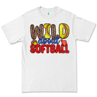 White wild about softball Premium Tee - Zillion Design Studio