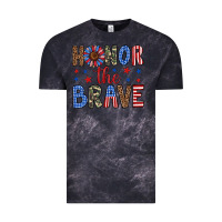 Cloud Black honor the brave Vintage Tee - Artiststas