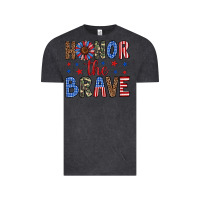 Vintage Black honor the brave Vintage Tee - Artiststas