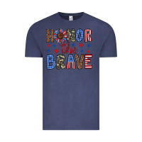 Vintage Denim honor the brave Vintage Tee - Artiststas