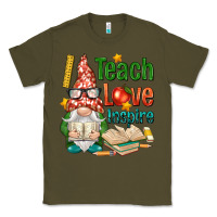 Army Green gnome teach love inspire Classic Tee - NancyCooperArtShop
