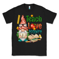 Black gnome teach love inspire Classic Tee - NancyCooperArtShop