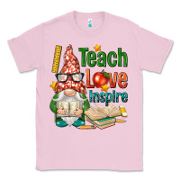 Bubblegum Pink gnome teach love inspire Classic Tee - NancyCooperArtShop