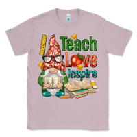 Lilac gnome teach love inspire Classic Tee - NancyCooperArtShop