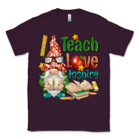 Plum gnome teach love inspire Classic Tee - NancyCooperArtShop