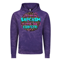 Cloud Purple throwing sarcasm around like confetti Vintage Hoodie - AdoDesignShop