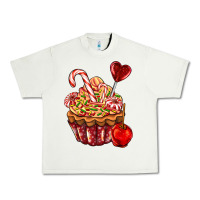 Pistachio Christmas candy cupcake Urban Heavy Tee - AdoDesignShop