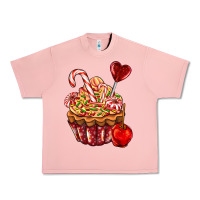 Salmon Christmas candy cupcake Urban Heavy Tee - AdoDesignShop