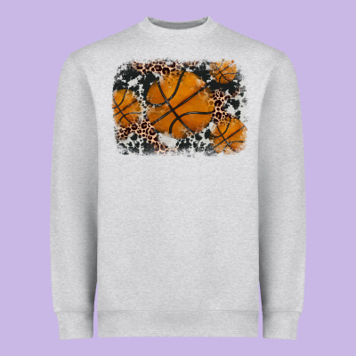 Basketball Background Heavyweight Sweatshirt Designed By Jahusdesignshop