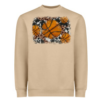 Mushroom basketball background Heavyweight Sweatshirt - JahusDesignShop