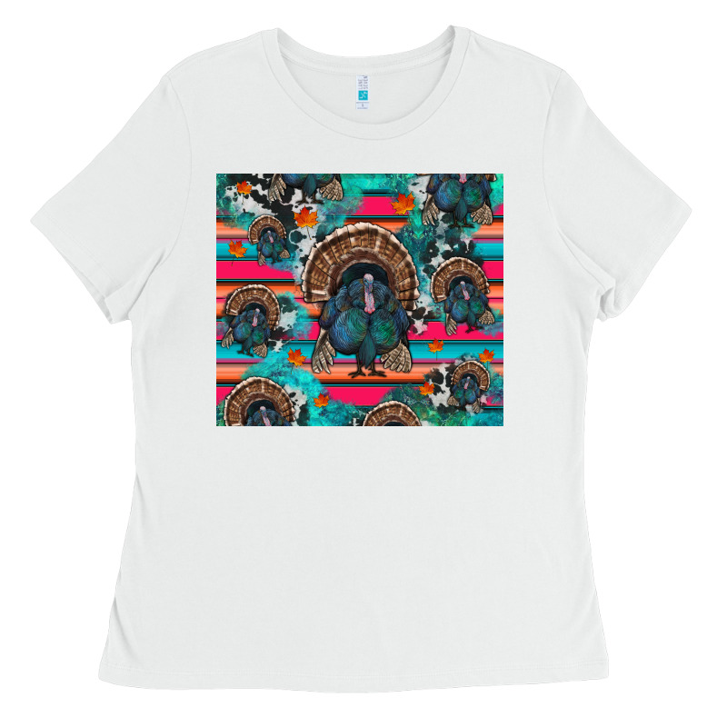 Thanksgiving Turkey Ladies Tee by RanaPortraitStore | Teevron