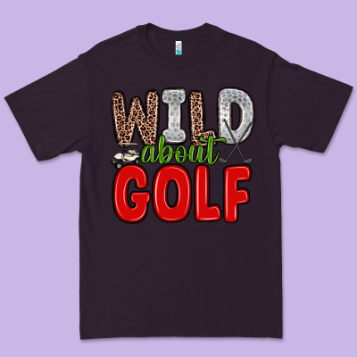 Wild About Golf Premium Tee Designed By Zillion Design Studio