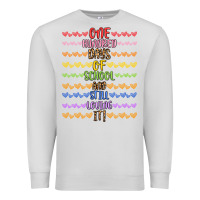 Dove Grey one hundred days of school and still loving it! Premium Sweatshirt - Artiststas