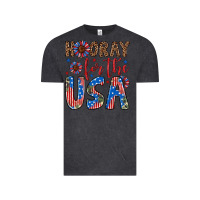 Vintage Black hooray for the usa Vintage Tee - Artiststas