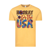 Vintage Mustard hooray for the usa Vintage Tee - Artiststas