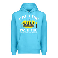 Ocean Blue Study the past if you would define the future shi Premium Hoodie - Bettercallsaul